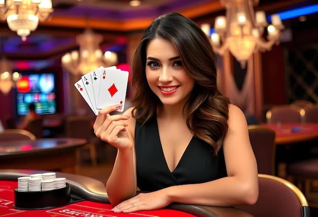 Antarmuka perpustakaan game coinflip dengan kategori live casino, slots, dan sportsbook